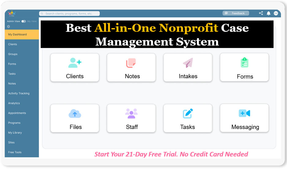 Best Rated All-in-One Nonprofit Case Management System