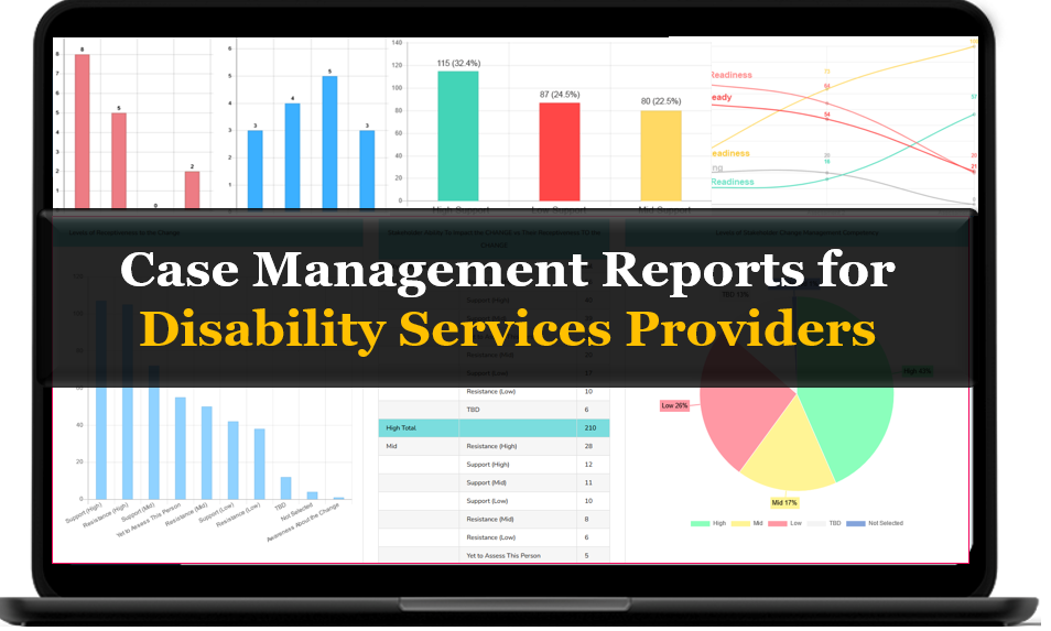 All-in-One Software for Disability Support Organizations - Reporting Dashboard, HIPAA Compliant