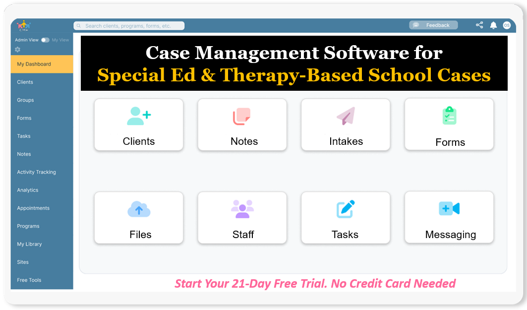 Best Case Management Software for Managing Special Education and Therapy-Based School Cases