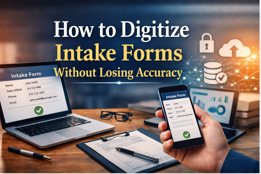 How to Convert Paper Intake Forms to Digital Without Data Loss