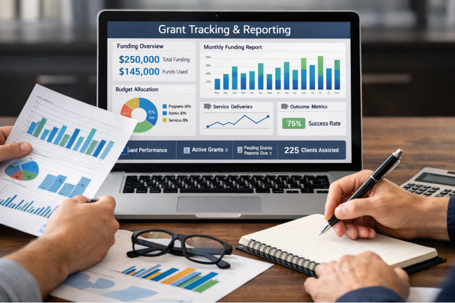 How to Track and Report on Grants, Services, and Funding in Case Management