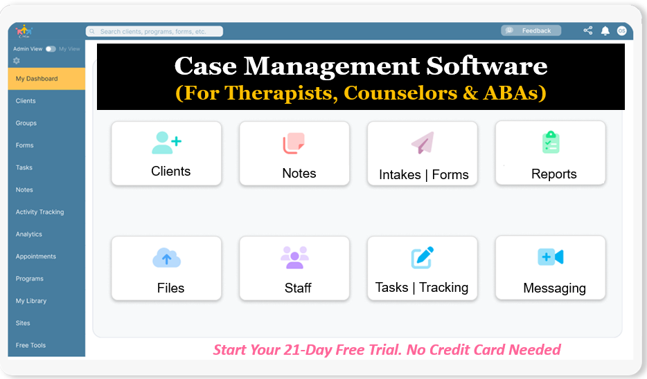 What Is the Best Case Management Software for Therapists and Mental Health Professionals
