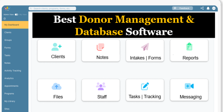 Who’s the Best Donor Management Database Software for 2026? – Case ...