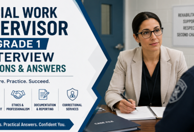 Best Correctional Facilities Social Work Supervisor Grade 1 Interview Questions and Answers