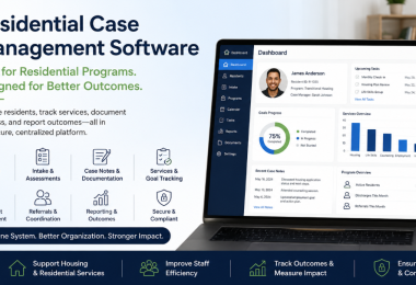 Residential Case Management Software for Resident Tracking & Reporting